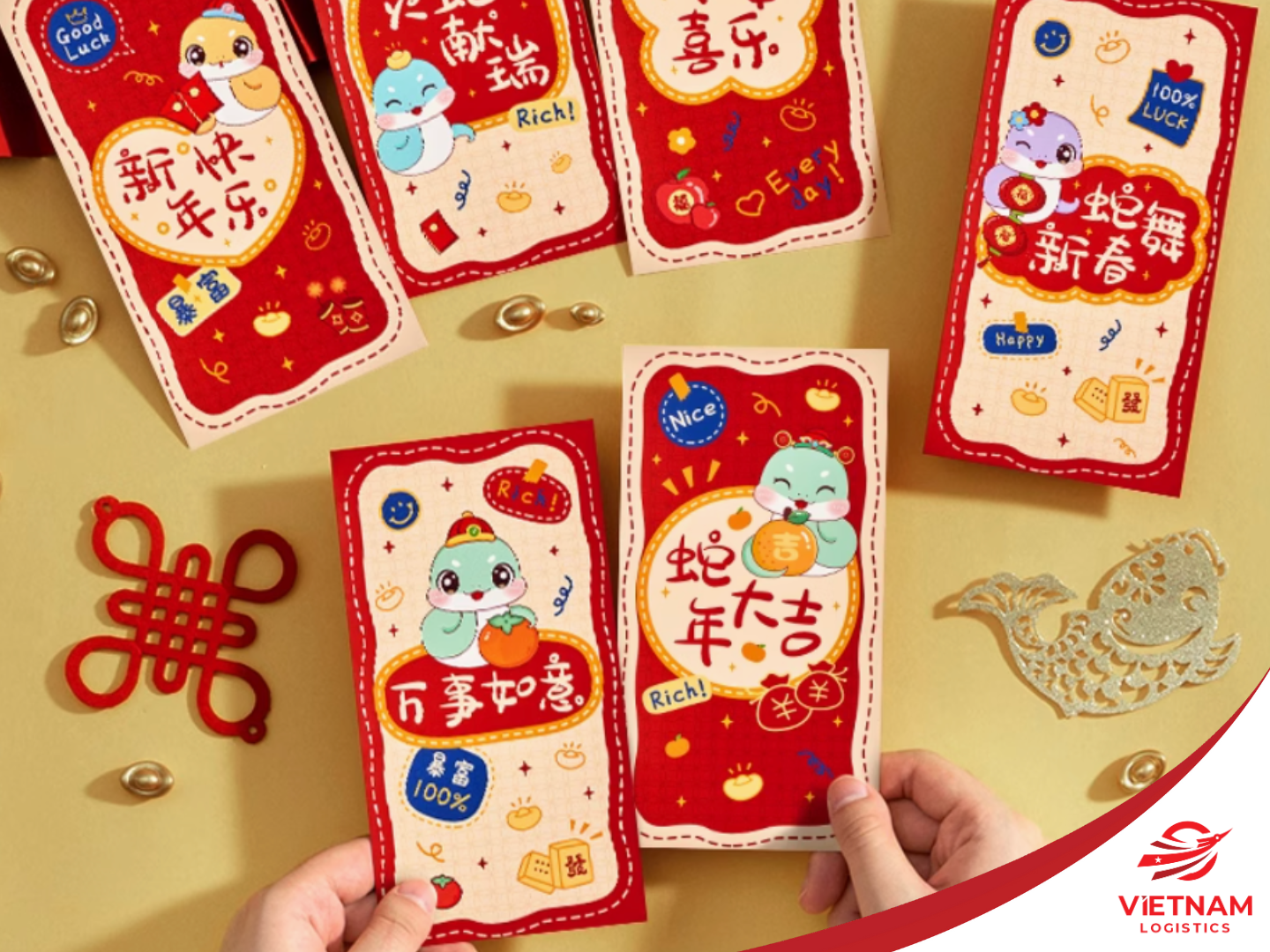 Top các mẫu lì xì mới nhất 2025 từ Trung Quốc